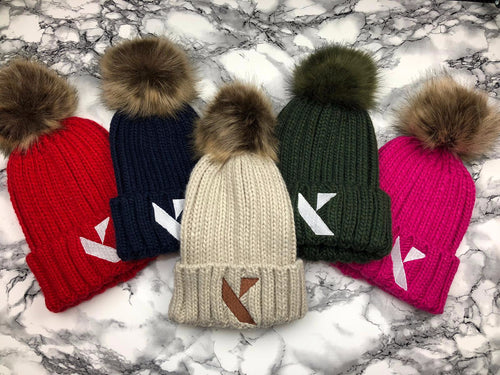 Pom-Pom Bobble Hat